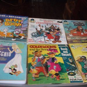 vintage 1965 -1987 record & books total of 6